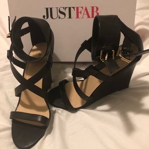 JustFab Shoes - Brand new wedge sandals JustFab Shoes - Brand new wedge sandals